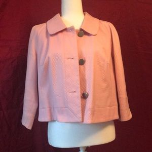 Liz & Co pink vintage style coat
